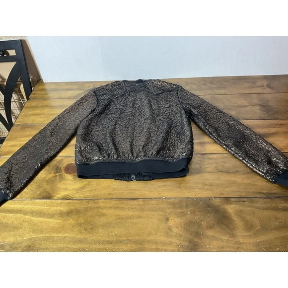 Diesel Womens Metallic Bronze Wendy Jacket Size Small - Picture 12 of 16